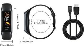 West Watches Tide Activity Tracker Horloge Zwart