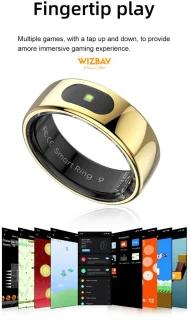 WizBay Premium Select Aluminium Goud Smart Ring #9