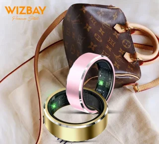 WizBay Premium Select Aluminium Pink Blush Smart Ring #8
