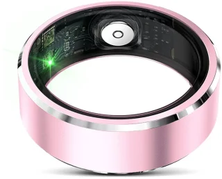 WizBay Premium Select® Aluminium Smart Ring Pink Blush - Maat 9
