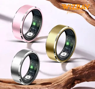 WizBay Premium Select Aluminium Zilver Blush Smart Ring #10