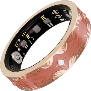 WizBay Premium Select® Bohemian Coral Orange Smart Ring 2026 #8