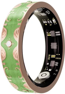 De WizBay Premium Select Bohemian Mars Green Smart Ring maat 8 in één oogopslag
