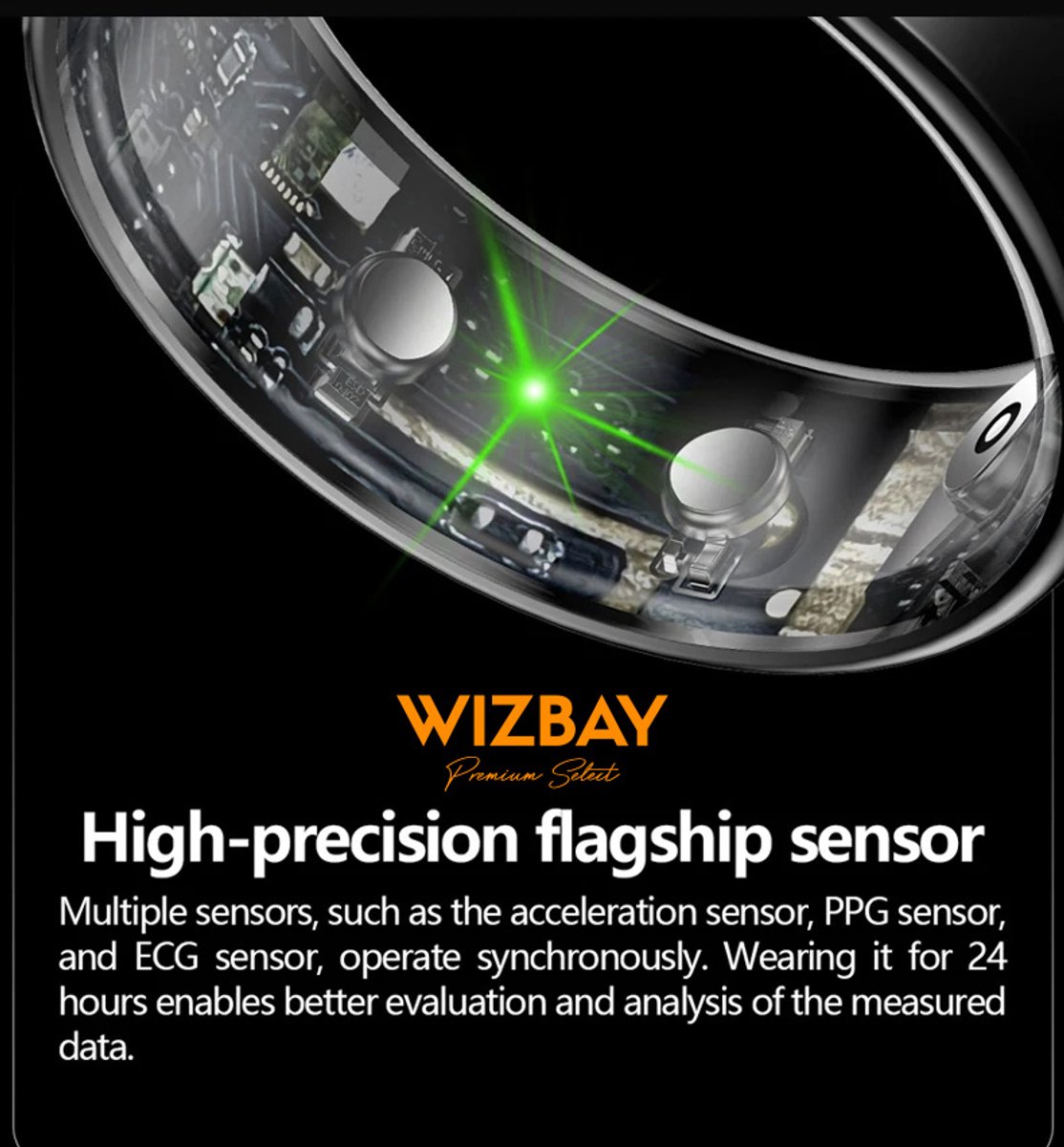 Wat vinden we goed aan de WizBay Premium Select FlashSense Smart Ring Zwart #8