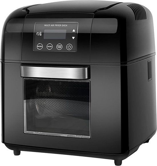 Airfryer - Aigi Masty - Hetelucht Friteuse - Timer - 9.5 Liter - LED Touchscreen - Zwart - BSE