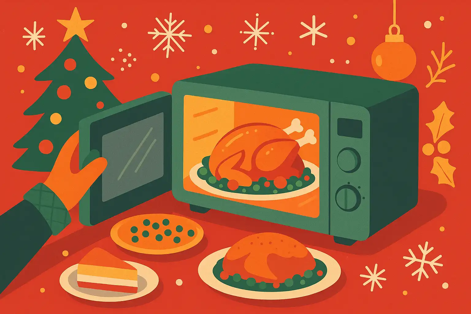 Feestdagen stressvrij: complete kerstmaaltijd uit de combimagnetron