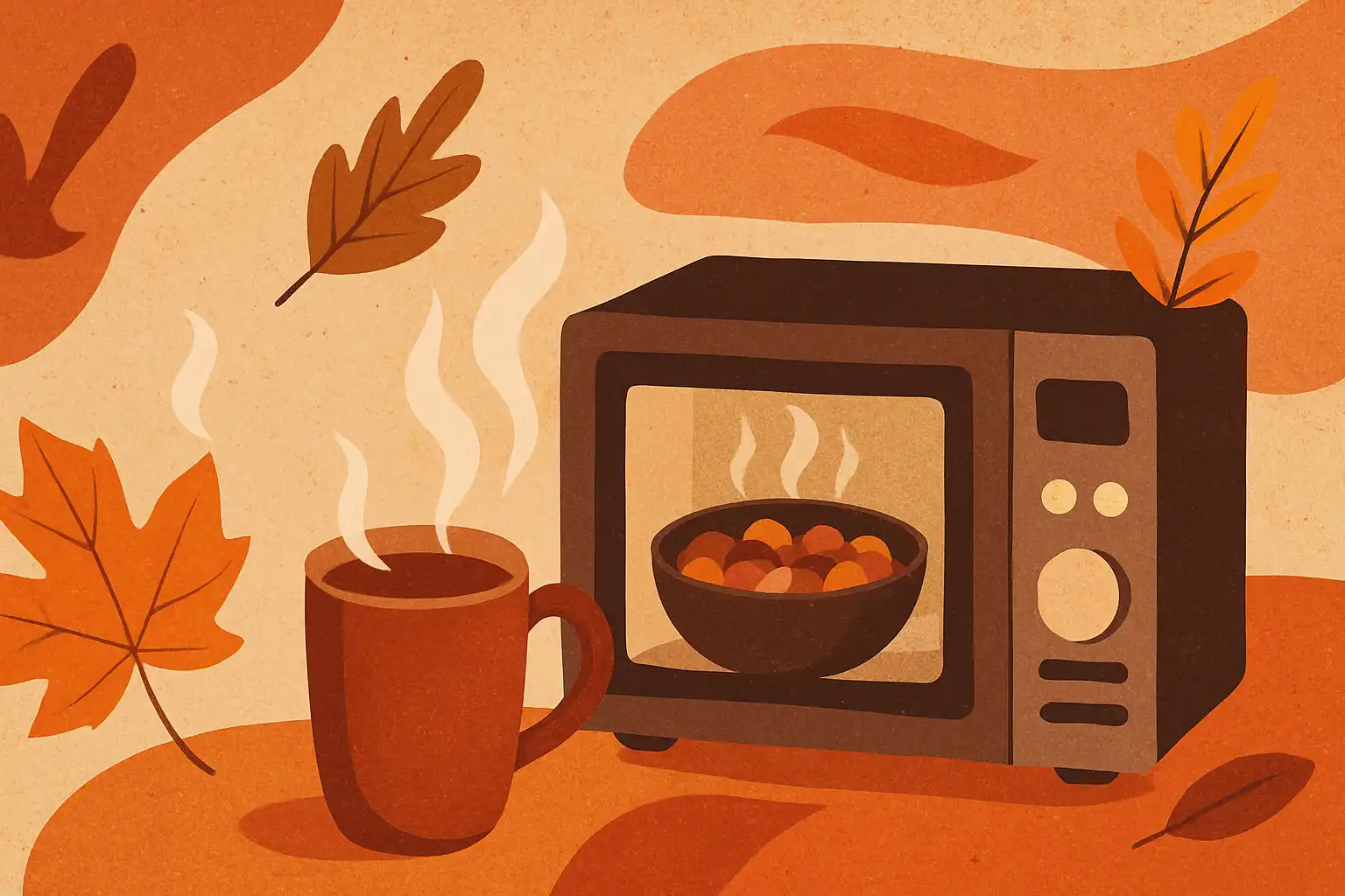 Herfstcomfort uit de combimagnetron: snelle stoofschotels en warme drankjes voor kille dagen