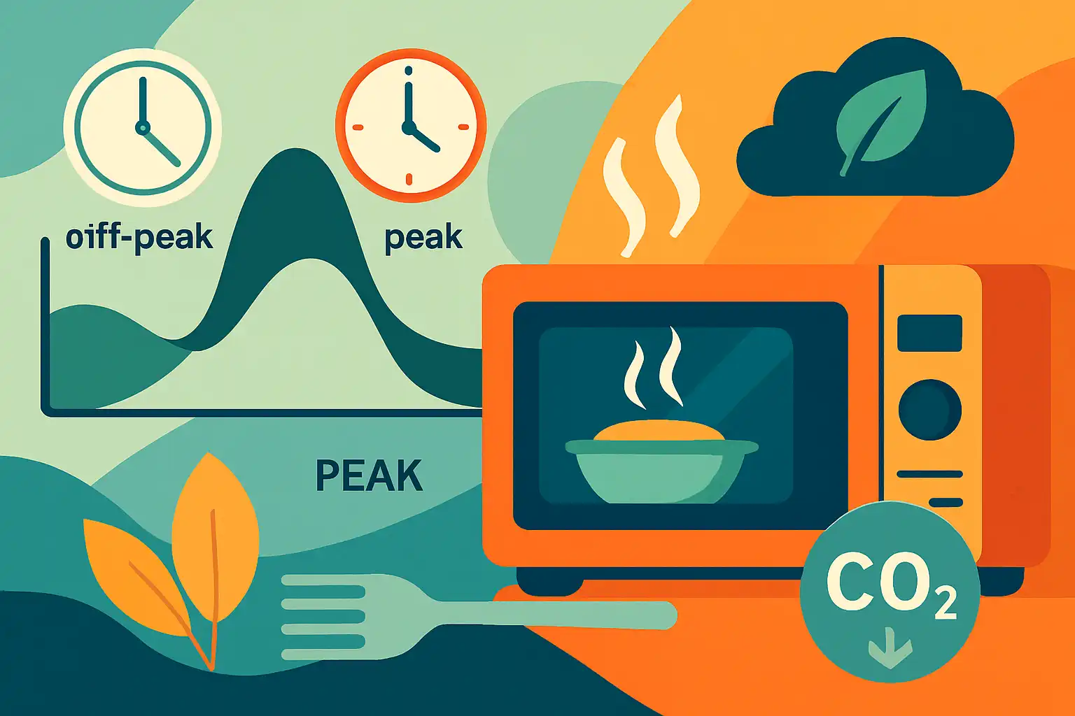 Koken op dal- en piekuren: zo plan je combimagnetronmaaltijden voor lagere energiekosten en minder CO2