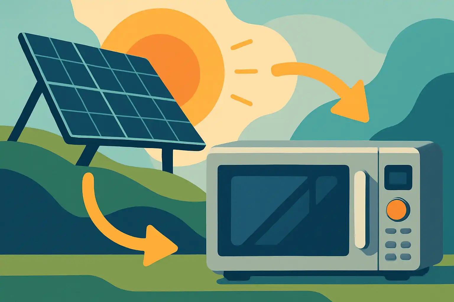 Laat je combimagnetron meedraaien met je zonnepanelen: zo bespaar je op stroomkosten