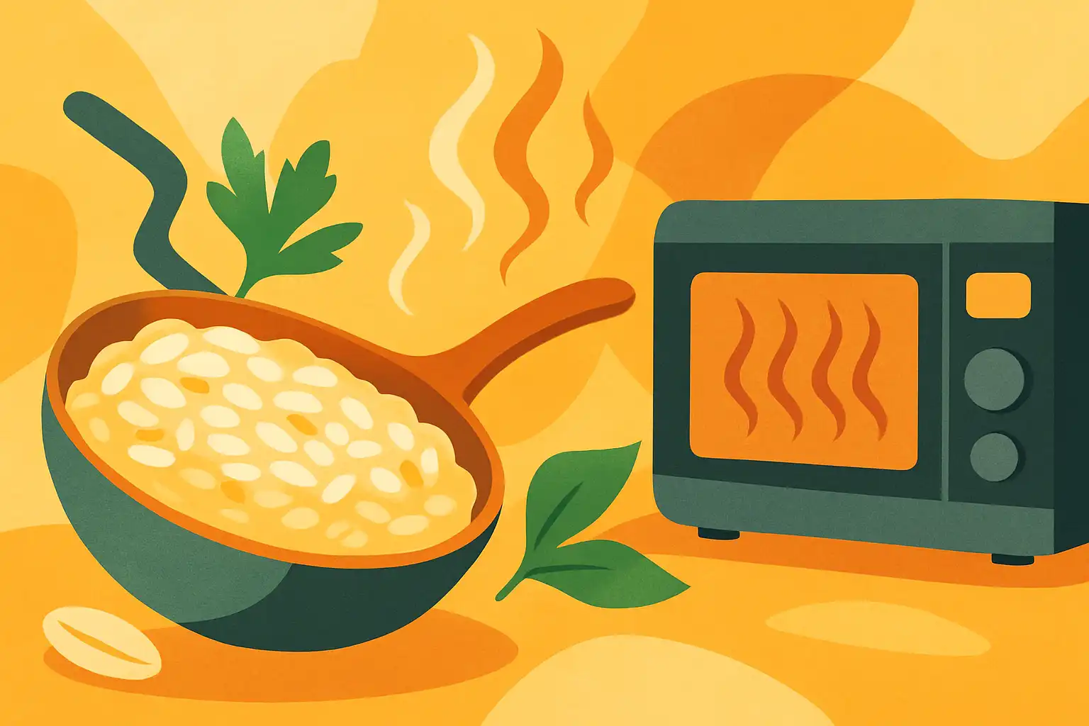 Risotto zonder roeren: zo maak je romige risotto in je combimagnetron