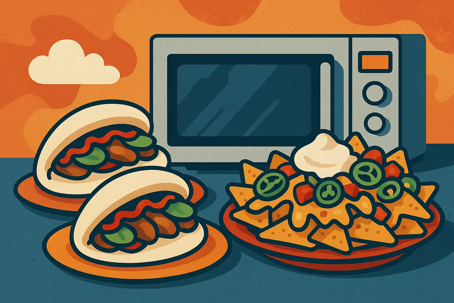 Streetfood classics uit de combimagnetron: van bao buns tot loaded nachos