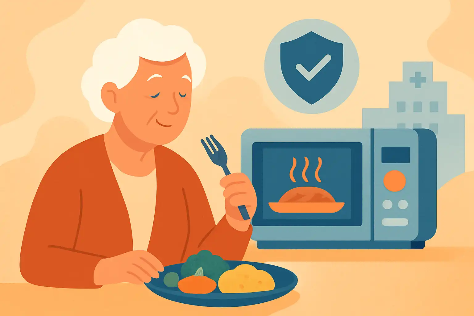 Veilig en zelfstandig eten: hoe combimagnetrons ouderen en zorginstellingen helpen