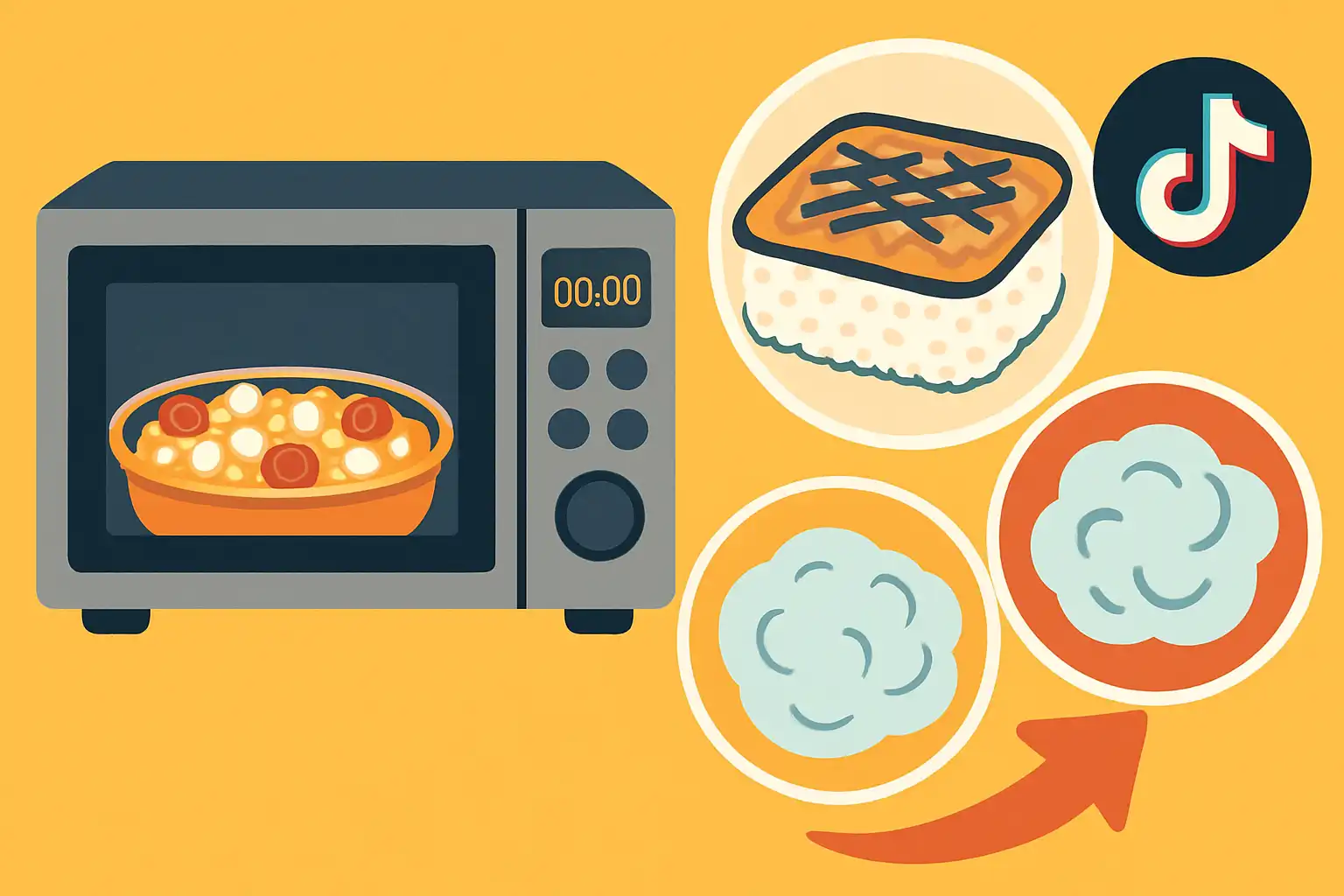 Virale TikTok-recepten in de combimagnetron: werkt feta pasta, sushi bake en cloud bread echt?