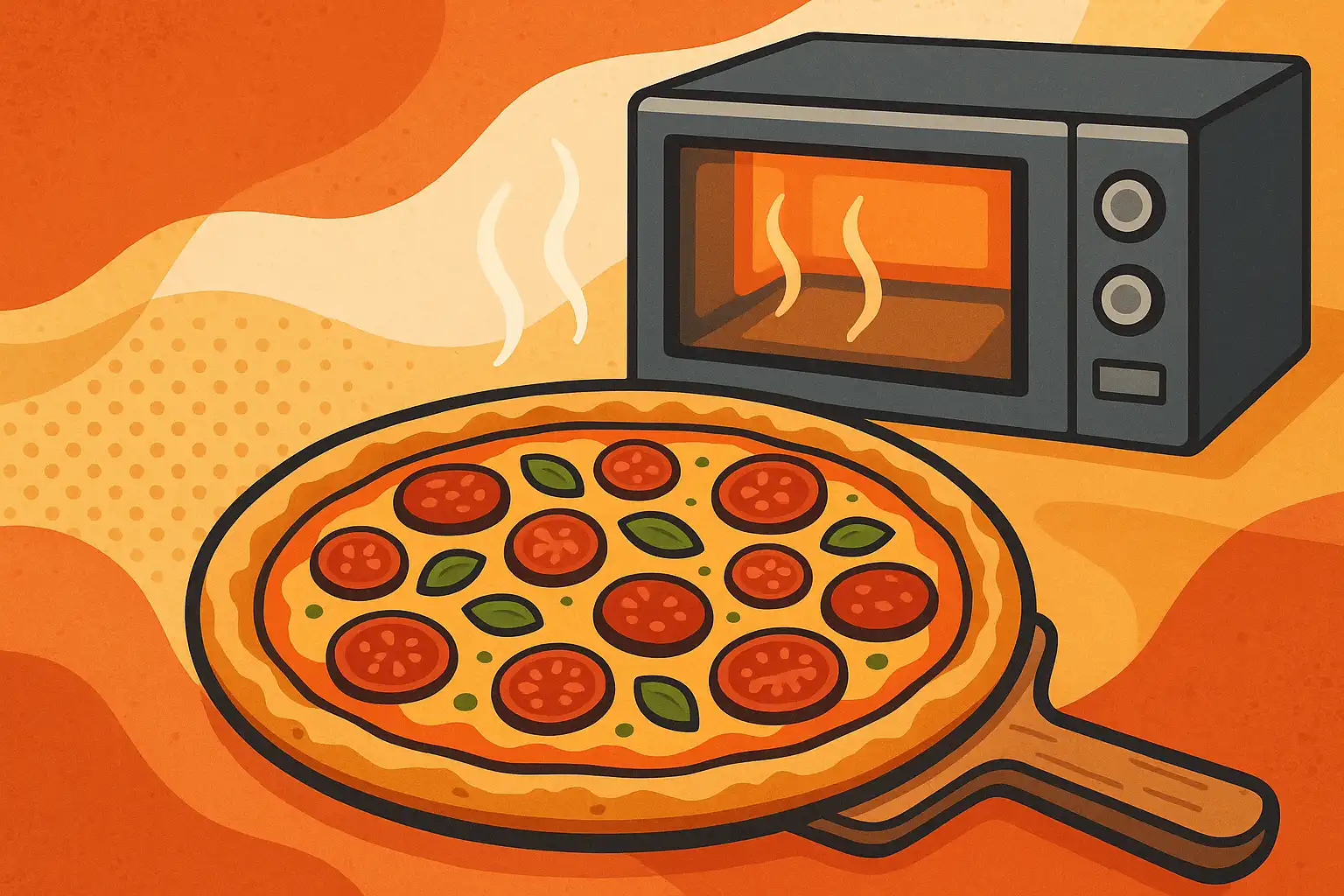 Zo maak je knapperige pizza in de combimagnetron zonder slappe bodem