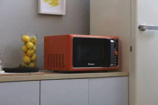 Magnetron met Grill en CRISP-Functie, 25 Liter, Vrijstaand, Vintage Stijl, 900W