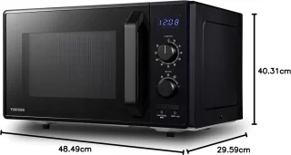 3-in-1 Magnetron met Grill en Combinatiefunctie - 23L - 900W - Energiebesparend