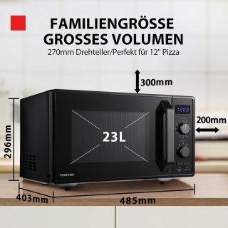 Wat vinden we goed aan de 3-in-1 Magnetron met Grill en Combinatiefunctie - 23L - 900W - Energiebesparend