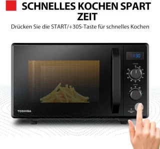 3-in-1 Magnetron met Grill en Combinatiefunctie - 23L - 900W - Energiebesparend