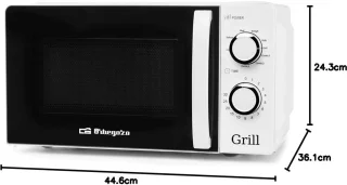 Magnetron oven met grill 20 liter - Wit