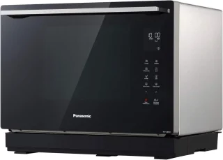4-in-1 combi magnetron met stoomoven en heteluchtfunctie - 31 liter, zwart roestvrij staal