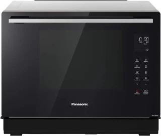 4-in-1 combi magnetron met stoomoven en heteluchtfunctie - 31 liter, zwart roestvrij staal
