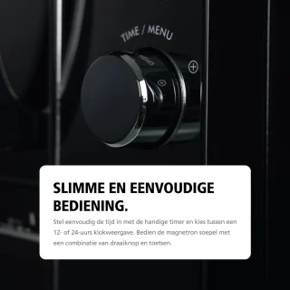 Brabantia BBEK1145DG Magnetron met Grillfunctie - Vrijstaand - 13 automatische kookprogramma's