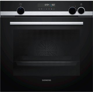 De geïntegreerde combi stoomoven 71l 60cm ecoclean RVS - siemens - HR538ABS1 in één oogopslag