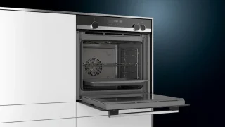 geïntegreerde combi stoomoven 71l 60cm ecoclean RVS - siemens - HR538ABS1