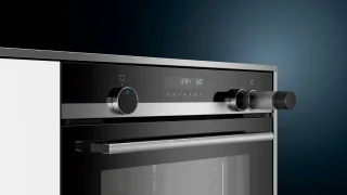 geïntegreerde combi stoomoven 71l 60cm ecoclean RVS - siemens - HR538ABS1