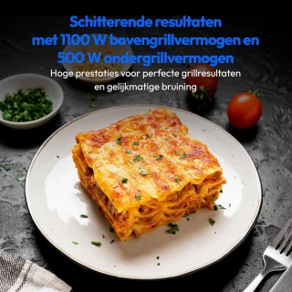 Magnetron met grill en heteluchtfunctie 25 liter - 900 watt - 11 programma's