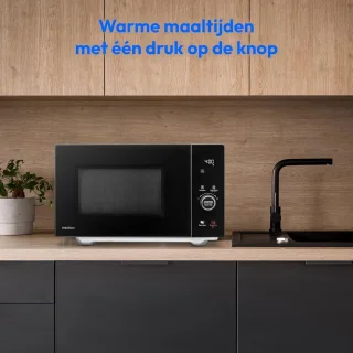 Magnetron met grill en heteluchtfunctie 25 liter - 900 watt - 11 programma's