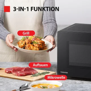Magnetron met Crispy Grill en Combi-Functie - 20L, 1000W Grillvermogen
