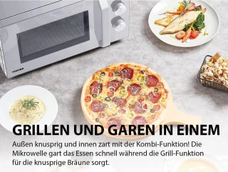 Magnetron met gril en combifunctie, 20L, 1000W