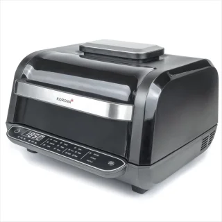 Zwart 6L Multifunctionele Heteluchtfriteuse en Oven met 8 Functies