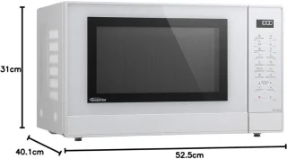 Combi magnetron - magnetron - combi magnetron vrijstaand - combimagnetron vrijstaand - combimagnetron inbouw - combi oven - combi magnetron inbouw - combimagnetron - Heteluchtoven - 31 Liter wit