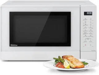 Combi magnetron - magnetron - combi magnetron vrijstaand - combimagnetron vrijstaand - combimagnetron inbouw - combi oven - combi magnetron inbouw - combimagnetron - Heteluchtoven - 31 Liter wit