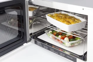 Ceramische Magnetron met Grill en Heteluchtfunctie 30L, 2100W