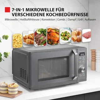 Combi magnetron - magnetron - combi magnetron vrijstaand - combimagnetron vrijstaand - combimagnetron inbouw - combi oven - combi magnetron inbouw - combimagnetron - Heteluchtoven - 26 Liter