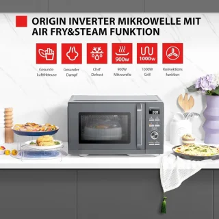 Combi magnetron - magnetron - combi magnetron vrijstaand - combimagnetron vrijstaand - combimagnetron inbouw - combi oven - combi magnetron inbouw - combimagnetron - Heteluchtoven - 26 Liter