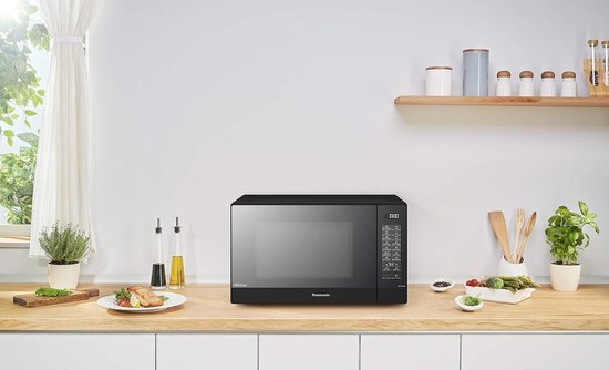 Aanrecht Grill Magnetron 1000W 31L Zwart