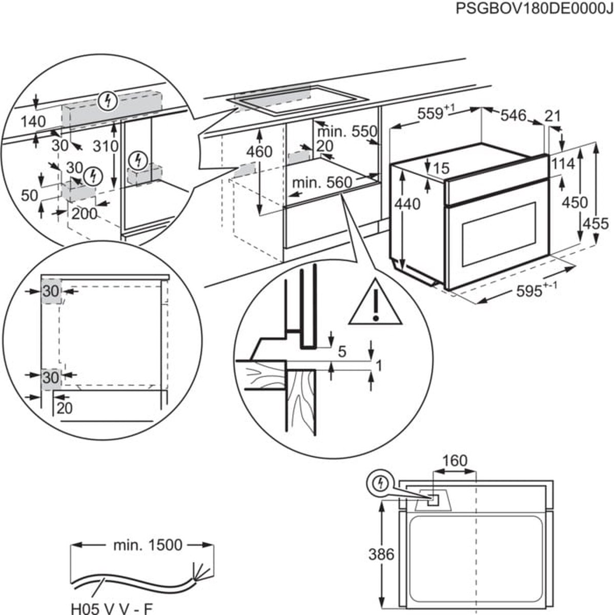 AEG KMK968000M Combi-magnetron 43L 1000W