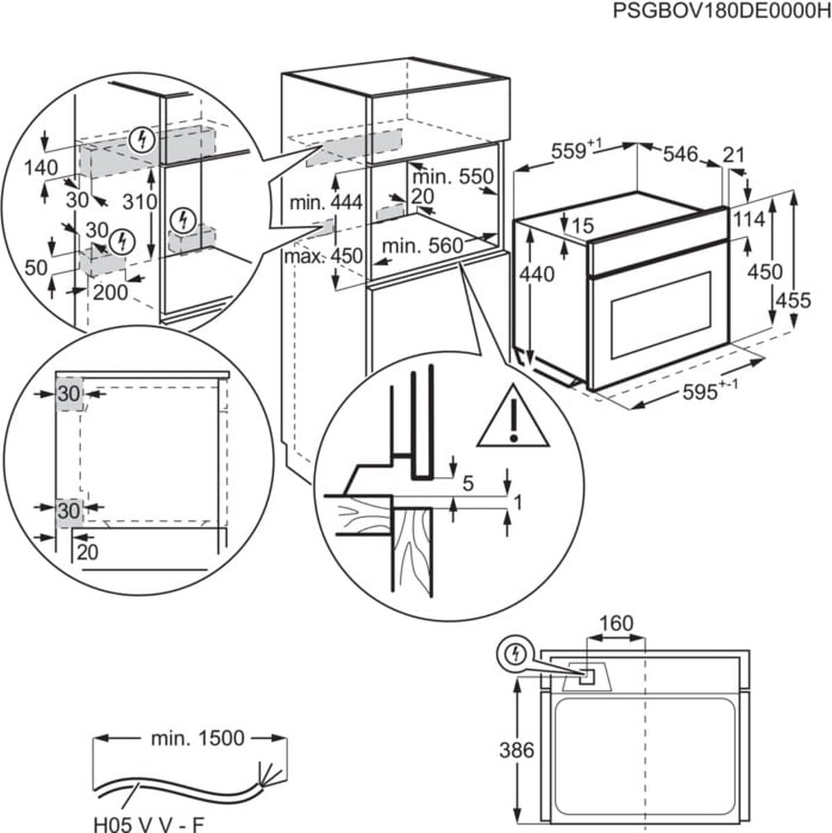 AEG KMK968000M Combi-magnetron 43L 1000W