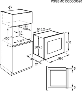 AEG MSB2548CM Inbouw combimagnetron