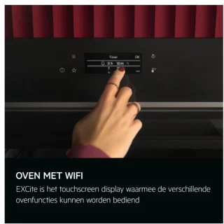 AEG NKK8N601B Inbouw combi-oven 45 cm
