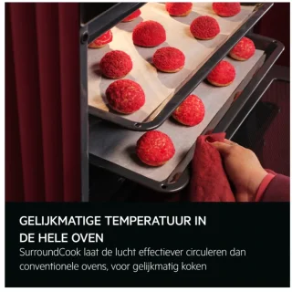 AEG NKK8N601B Inbouw combi-oven 45 cm