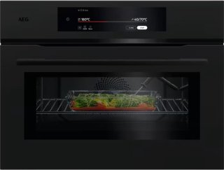 De AEG NKK9N821T inbouw combi-oven 45 cm in één oogopslag