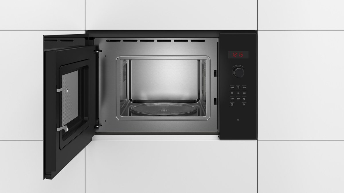 Bosch Serie 4 BFL523MB1F Inbouwmagnetron Zwart