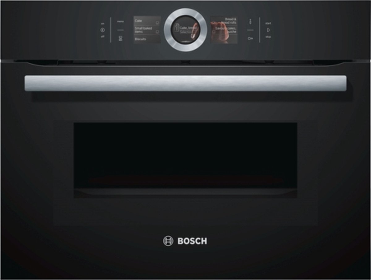 Bosch Serie 8 CMG676BB1 compacte oven met magnetron