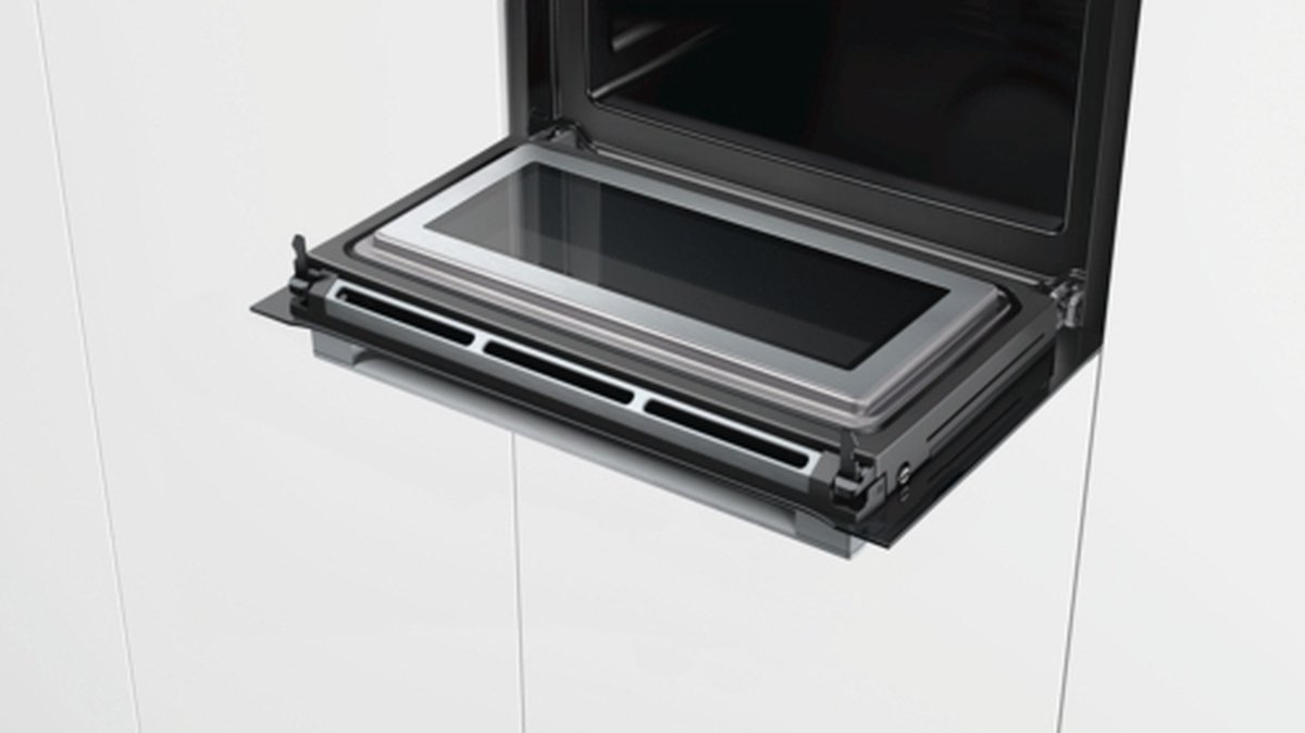 Bosch Serie 8 CMG676BB1 compacte oven met magnetron