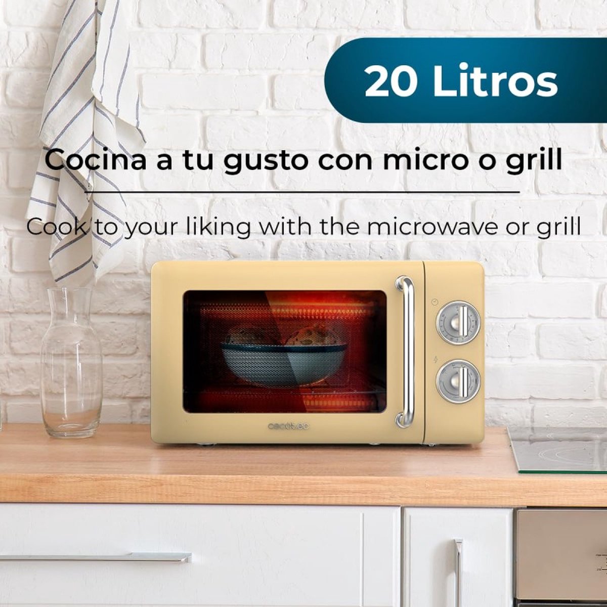 Cecotec Proclean 3110 Retro Magnetron Goud 20L